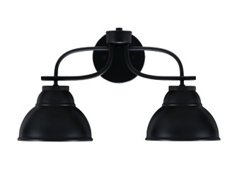 Cavella Two Light Bath Bar in Matte Black (200|3912-MB-427-MB)