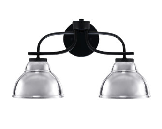 Cavella Two Light Bath Bar in Matte Black (200|3912-MB-427-CH)