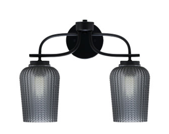 Cavella Two Light Bath Bar in Matte Black (200|3912-MB-4252)