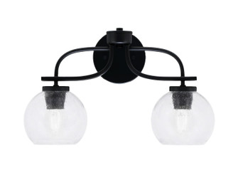 Cavella Two Light Bath Bar in Matte Black (200|3912-MB-4100)