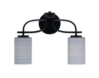 Cavella Two Light Bath Bar in Matte Black (200|3912-MB-4062)
