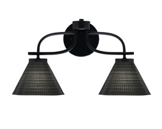 Cavella Two Light Bath Bar in Matte Black (200|3912-MB-4059)