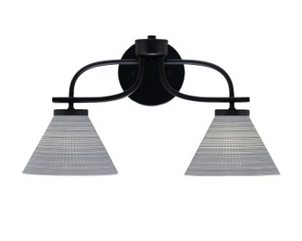 Cavella Two Light Bath Bar in Matte Black (200|3912-MB-4052)