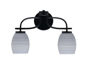 Cavella Two Light Bath Bar in Matte Black (200|3912-MB-4022)