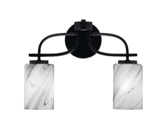 Cavella Two Light Bath Bar in Matte Black (200|3912-MB-3009)