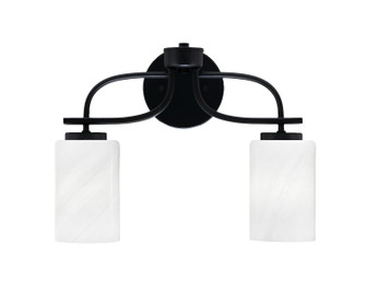 Cavella Two Light Bath Bar in Matte Black (200|3912-MB-3001)