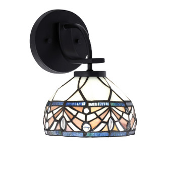 Cavella One Light Wall Sconce in Matte Black (200|3911-MB-9485)