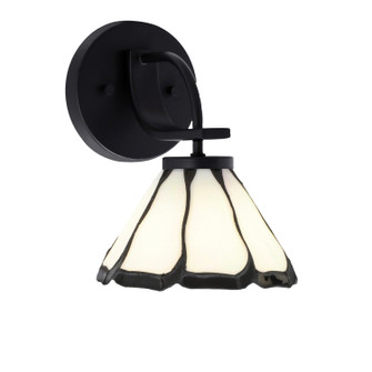 Cavella One Light Wall Sconce in Matte Black (200|3911-MB-9125)