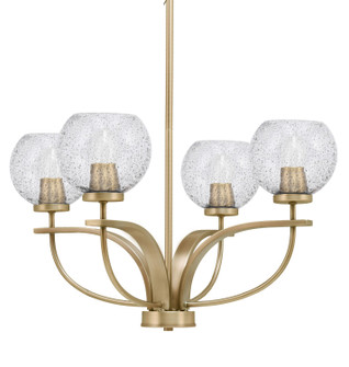 Cavella Four Light Chandelier in New Age Brass (200|3904-NAB-4102)