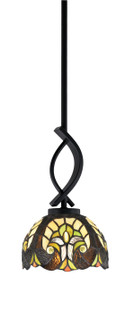 Cavella One Light Mini Pendant in Matte Black (200|3901-MB-9945)
