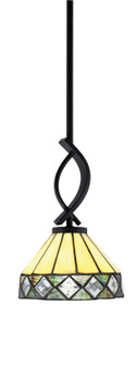 Cavella One Light Mini Pendant in Matte Black (200|3901-MB-9405)