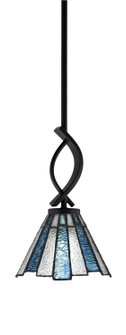Cavella One Light Mini Pendant in Matte Black (200|3901-MB-9325)