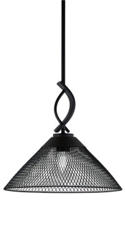 Cavella One Light Mini Pendant in Matte Black (200|3901-MB-808)