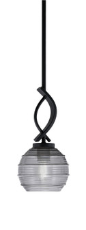 Cavella One Light Mini Pendant in Matte Black (200|3901-MB-5112)