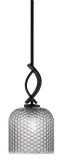 Cavella One Light Mini Pendant in Matte Black (200|3901-MB-4912)
