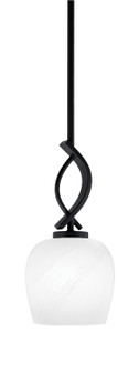 Cavella One Light Mini Pendant in Matte Black (200|3901-MB-4811)