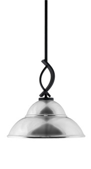 Cavella One Light Mini Pendant in Matte Black (200|3901-MB-428-CH)