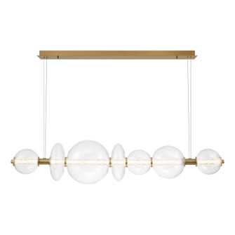 Atomo LED Linear Chandelier in Gold (40|46772-036)