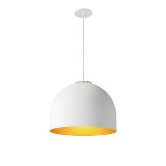 Foster LED Pendant in White/Gold (86|E34604-54WTGLD)