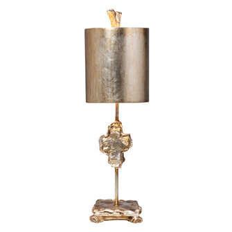 Cross Silver One Light Table Lamp in Silver Leaf (175|TA1234)