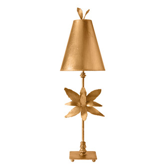 Azalea Gold One Light Buffet Lamp in Gold leaf (175|TA1181)