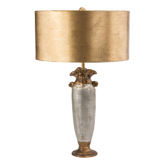Bienville One Light Table Lamp in Gold and silver leaf (175|TA1126)