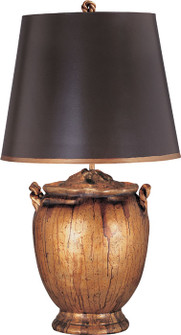 Jackson One Light Table Lamp in Antiqued Silver With Gold (175|TA1118)