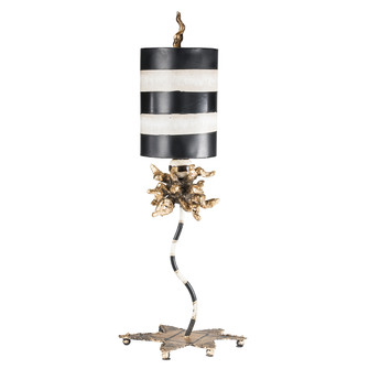 Dominique One Light Table Lamp in Star-Shaped W/Black And Cream Striped (175|TA1074)