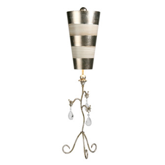 Tivoli One Light Table Lamp in Cream And Silver Parchment Tapered Shade (175|TA1039)