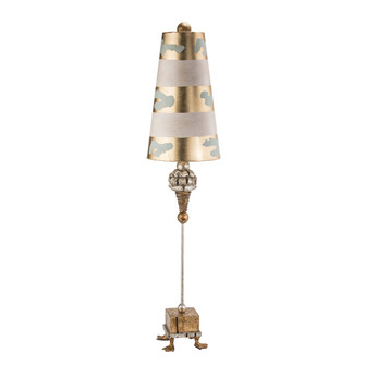 Pompadour Luxe One Light Buffet Lamp in Gold And Silver Leaf (175|TA1002)