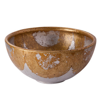 Bella Chase Bowl in Gold And Silver Leaf (175|SI-B1209)