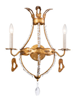 Monteleone Two Light Wall Sconce in Antique Gold (175|SC1036-2)