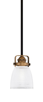 Easton One Light Mini Pendant in Matte Black & Brass (200|1941-MBBR-500)