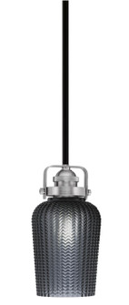 Easton One Light Mini Pendant in Matte Black & Brushed Nickel (200|1941-MBBN-4252)