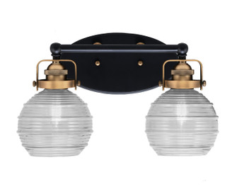 Easton Two Light Bath Bar in Matte Black & Brass (200|1932-MBBR-5110)