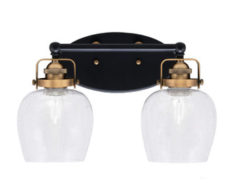 Easton Two Light Bath Bar in Matte Black & Brass (200|1932-MBBR-4810)