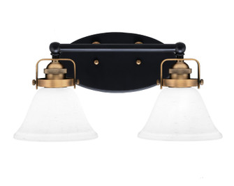 Easton Two Light Bath Bar in Matte Black & Brass (200|1932-MBBR-311)