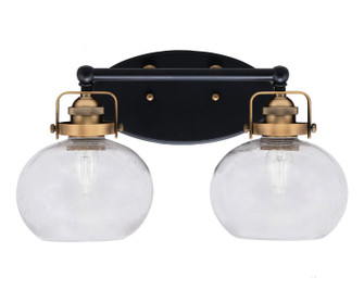 Easton Two Light Bath Bar in Matte Black & Brass (200|1932-MBBR-202)