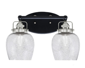 Easton Two Light Bath Bar in Matte Black & Brushed Nickel (200|1932-MBBN-4812)