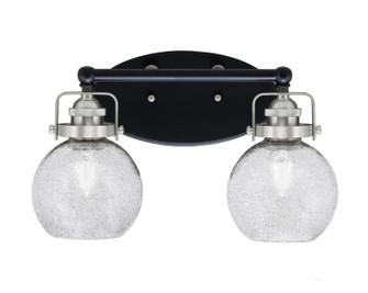 Easton Two Light Bath Bar in Matte Black & Brushed Nickel (200|1932-MBBN-4102)