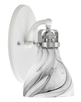 Easton One Light Wall Sconce in White & Brushed Nickel (200|1931-WHBN-4769)