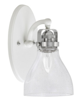 Easton One Light Wall Sconce in White & Brushed Nickel (200|1931-WHBN-4760)