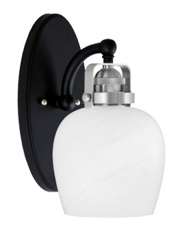 Easton One Light Wall Sconce in Matte Black & Brushed Nickel (200|1931-MBBN-4811)