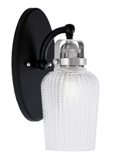 Easton One Light Wall Sconce in Matte Black & Brushed Nickel (200|1931-MBBN-4250)