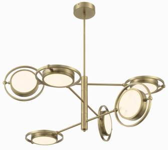 Spectr LED Chandelier in Soft Brass (29|N7676-695-L)