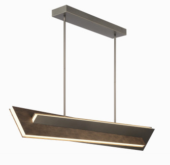 Intersezioni LED Island Pendant in Midnight Iron And Faux Walnut (42|P1649-895-L) Intersezioni LED Island Pendant in Midnight Iron And Faux Walnut (42|P1649-895-L)