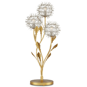 Dandelion Three Light Table Lamp in Contemporary Silver Leaf/Silver/Contemporary Gold Leaf (142|6000-0895)