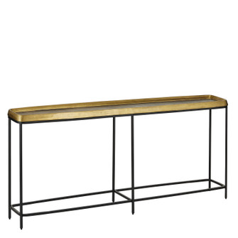 Tanay Console Table in Antique Brass/Graphite/Black (142|4000-0150)