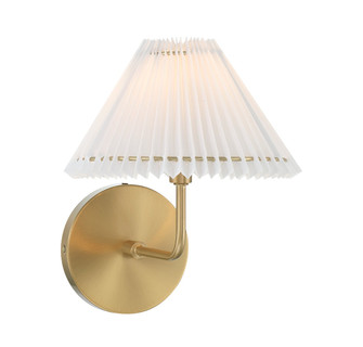 One Light Wall Sconce in Natural Brass (446|M90105NB)