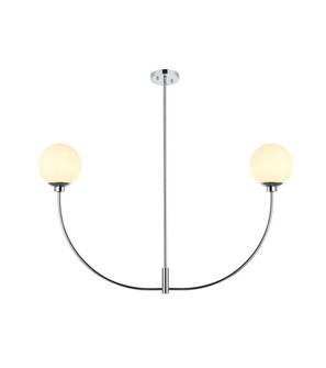 Nyomi Two Light Chandelier in Chrome (173|LD816D42C)